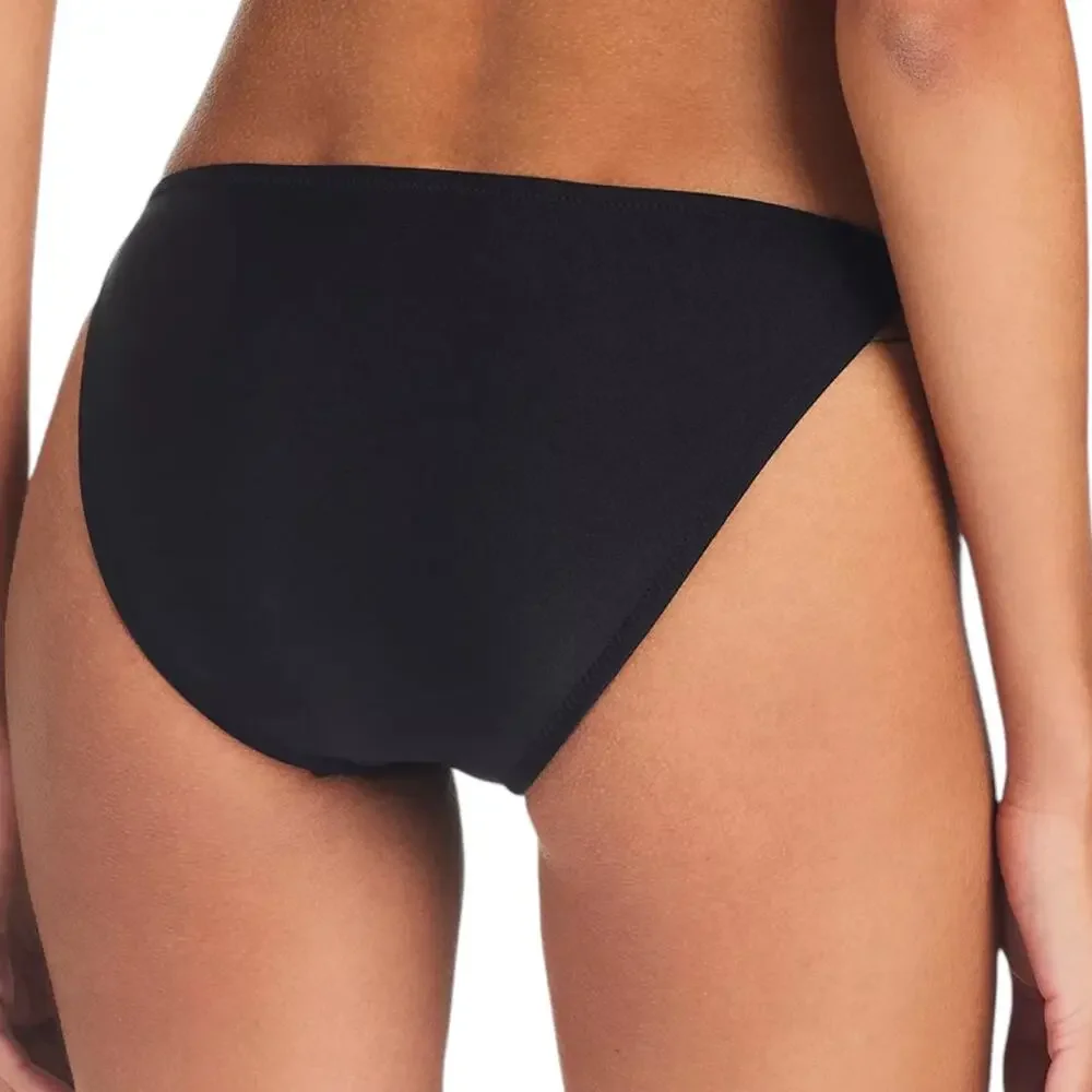 Sanctuary Women’s Twice As Nice Strappy Bikini Swimsuit Bottom Black Tan Size L